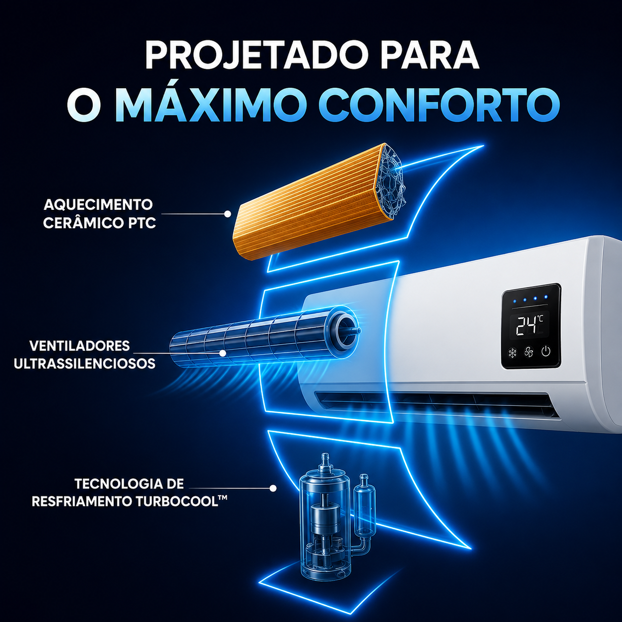 Orvyla · Ar-Condicionado Portátil Sem Instalação